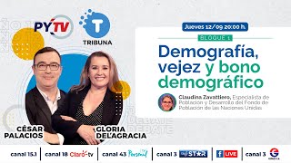 TRIBUNA  Demografía vejez y bono demográfico [upl. by Divadnoj]