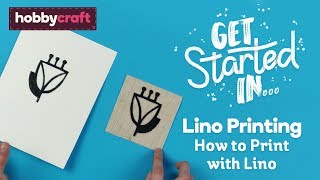 How to Get Started in Lino Printing  Hobbycraft [upl. by Ardnossak]