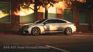 VW Arteon with APR A01 FlowFormed Wheels  BMP Tuning [upl. by Akilat]