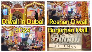 Roshan Diwali Burjuman Mall Dubai 2024  Diwali Celebration diwali virelvideo youtubevideo video [upl. by Anelak]