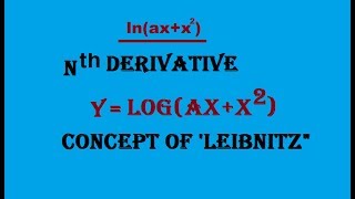 Problems Based On Leibnitz Theorem Nth Derivative Of logx logax In Hindi [upl. by Abdu378]