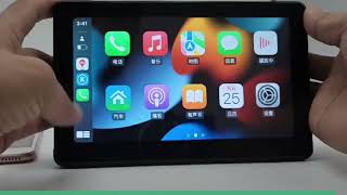 7 Inch Motorcycle Display Wireless Apple Carplay Review Aliexpress [upl. by Goth]