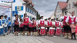 Fanfarenzug Montfort Tettnang  40 Jahre Jubiläum Fanfarenzug Graf Anton Tettnang 2024 [upl. by Yrreg983]