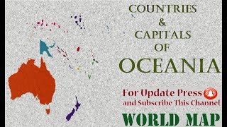 Countries and Capitals of OceaniaCountries of Oceania in Alphabetical Order Map of Oceania [upl. by Able]