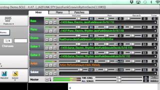 Band in a Box 2015 for Mac  New Features and New RealTracks [upl. by Hamirak778]