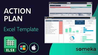 Action Plan Template  Organize amp track goals and actions in Excel [upl. by Treblih]