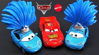 Disney Cars Lightning McQueen and Showgirls from Dinoco Piston Cup Racing [upl. by Sirrah239]