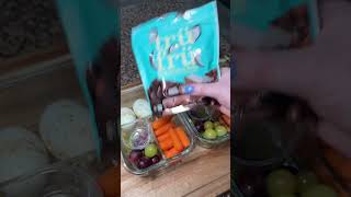 Making a healthy ish adult lunchable mealprep weightlossjourney asmrfood [upl. by Kciredes207]