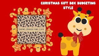 Lets Open ‎SophsBudgetingLife Christmas Gift Budget Box Sooooo Fun 🩷 [upl. by Eninotna]