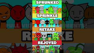 Incredibox Sprunki Retake VS Sprunked VS Sprinkle VS Retake 😭 HAPPY VERSION [upl. by Nichol]