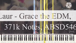 Black Midi Laur  Grace the EDM 371k Notes ABSD546 [upl. by Eerrehc]