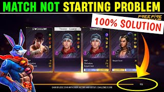 FREE FIRE MATCH NOT STARTING PROBLEM  FREE FIRE LOADING PROBLEM  FREE FIRE [upl. by Kristofor]