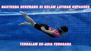 FREEDIVING APA NASTUSHA ANAK PERTAMA YANG BERENANG DI TRIBUANA 16M UNTUK NEMENIN DADDY FREE DIVING [upl. by Alled41]