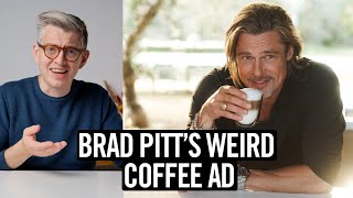 quotCoffee Expertquot Reacts to Brad Pitts Weird Coffee Commercial [upl. by Lesh]