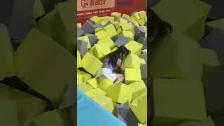 funny trampoline moments  trampoline challenges  trampoline games  trampoline stunts  shorts [upl. by Annaliese]