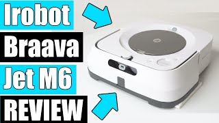 iRobot Braava Jet M6 REVIEW  6110 Robot Mop  UPDATED [upl. by Aerbua]