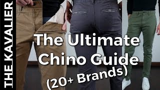 The Complete Chino Buying Guide  20 Brands from HampM Uniqlo Gap Bonobos and more [upl. by Earlie]