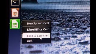 How To Add  Pin Programs To Ubuntu Launcher  Taskbar [upl. by Yenoh]