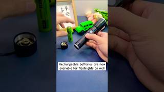 Rechargeable batteries are now available for flashlights as well [upl. by Ibbed]