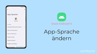 AppSprache ändern Android 14 [upl. by Hadik]