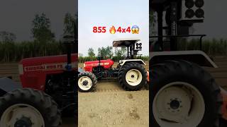 Swaraj 855 fe 4x4 🔥😱🔥🚜trending viralvideo shorts ytshorts [upl. by Adella]