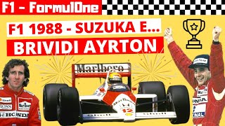 Ayrton Senna campione del mondo F1 1988 luci e qualche ombra [upl. by Sorilda]