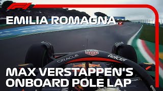 Max Verstappens Pole Lap  2022 Emilia Romagna Grand Prix  Pirelli [upl. by Flynn381]