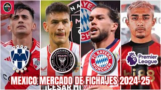 REFUERZOS LIGA MX y Mexicanos a Europa  Los nuevos FICHAJES del Mercado antes de su Cierre [upl. by Adeehsar]