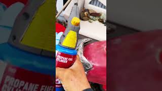 Propane Motorcycle Plastic Restoration🔥Does It Really Work shorts plastic motorcycle [upl. by Caputto192]