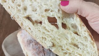 Jednostavna priprema Ciabatta hljeba bellissima italijanski recept 😃👌 recept hljeb ciabatta fy [upl. by Claudia]