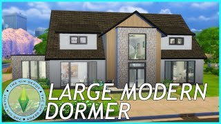 The Sims 4 House Build  Large Modern Dormer [upl. by Lavro]