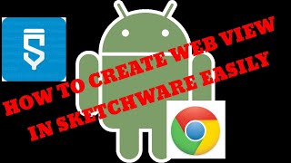 How to create a simple WebView app using sketchware create with me channel [upl. by Ynettirb]