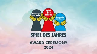 Award Ceremony Spiel des Jahres 2024 [upl. by Marmawke694]