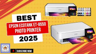 Epson EcoTank ET 8550 Photo Printers full review of 2025 [upl. by Assyram684]