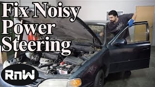 How to Diagnose and Fix a Noisy or Sticking Power Steering Wheel [upl. by Einial586]