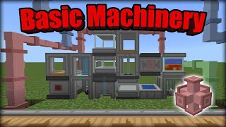 Basic Machinery Addon MCPE Bedrock Edition Minecraft [upl. by Eednus824]