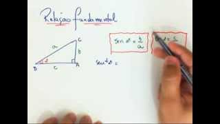 Aula 03  Relação fundamental da trigonometria [upl. by Aynekat90]