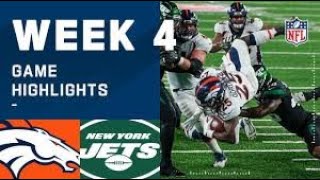 quotJets vs Broncos Highlights Thrilling Finish in NailBiterquot [upl. by Archy]