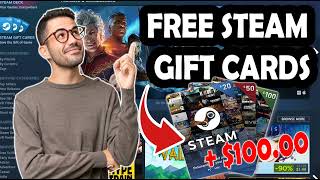 FREE STEAM CODES  FREE STEAM GIFT CARD [upl. by Ellimahs]