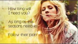 Ellie Goulding  How Long Will I Love You Lyrics [upl. by Dyrrej]