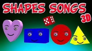 The Shapes Song  Shapes for children  Learn Shapes  Shapes Song Collection [upl. by Laamaj]