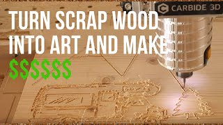 Turn Scrap wood Into Money With A CNC This is an easy DIY project made out of scrap wood for [upl. by Wright]