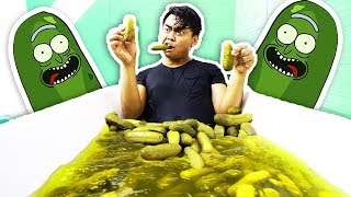 PICKLE BATH CHALLENGE [upl. by Cybil61]