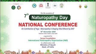 quotLIVE 7th Naturopathy Day  National Conferencequot  Dr BRC  National Health [upl. by Novar]