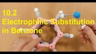 102 Electrophilic Substitution of Benzene less detail SL IB Chemistry [upl. by Ehsrop138]