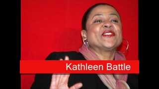 Kathleen Battle Verdi  Un ballo in maschera Saper vorreste [upl. by Florian514]