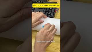 Small Size UV DTF Sticker  HighQuality Durable and Ideal for Indoor Applications uvdtfsticker [upl. by Nonnair312]