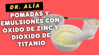 Incorporacion de óxido de zinc y dióxido de titanio en pomadas y emulsiones [upl. by Notffilc]