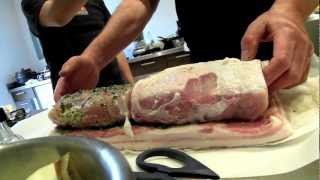 Wrapping Pork Belly in LA with Michael Gerard and Frank Mazzuca [upl. by Henrie]