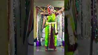 Tharangam on plate kuchipudi by immadi anusha indian classical dance [upl. by Hisbe]